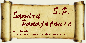 Sandra Panajotović vizit kartica